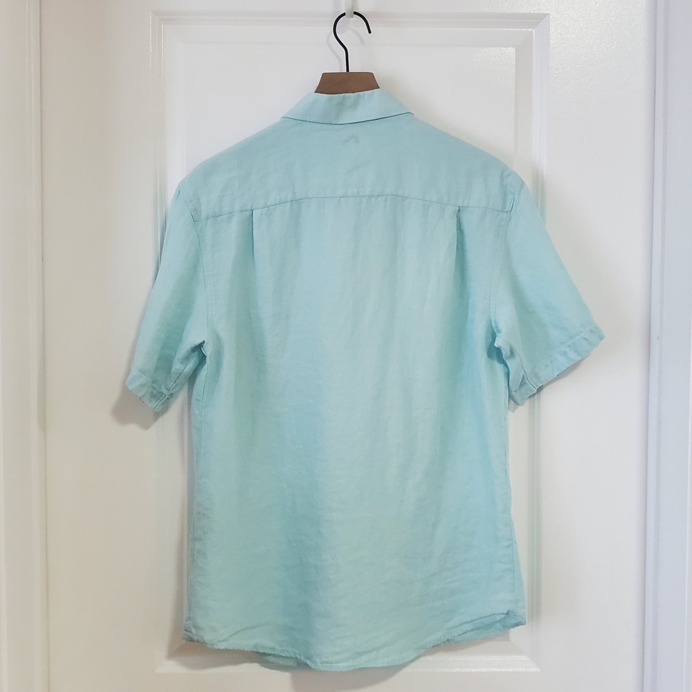 Bohio Short Sleeve Linen Button Down Shirt - Medium - Picture 4 of 5